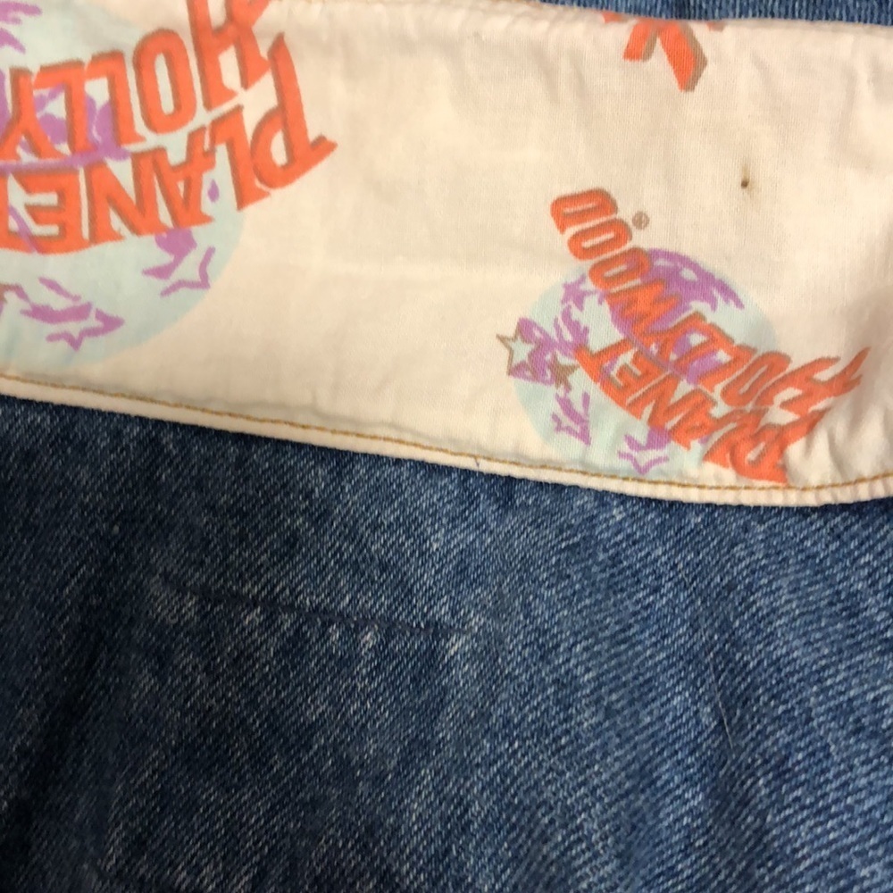 Planet Hollywood Lake Tahoe Vintage Denim Jacket - Picture 10 of 14